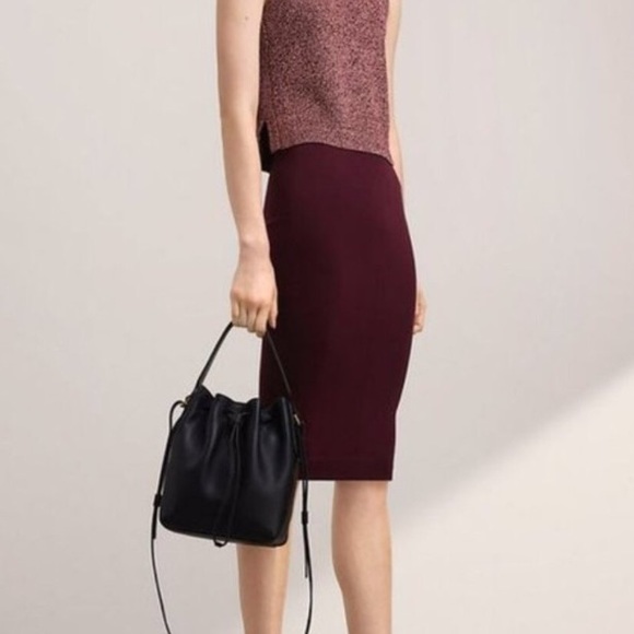 Wilfred Lis Midi Skirt Cabernet Sm - Picture 1 of 6